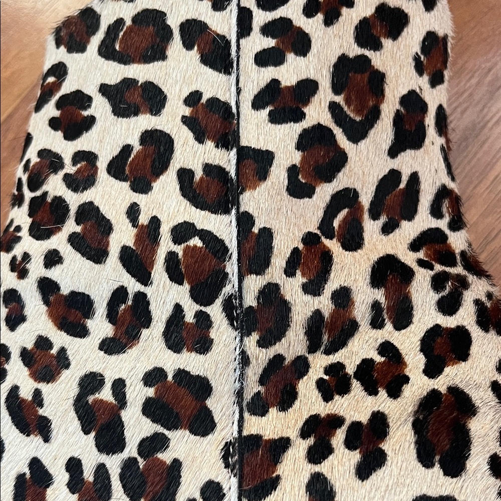 Worn once Able Leopard Print leather Ankle Boots - Picture 14 of 15